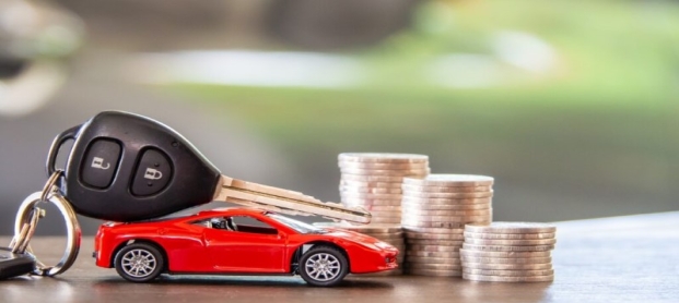 A car model with keys and coins AI-generated content may be incorrect.