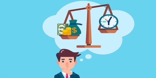 A person thinking about time and money AI-generated content may be incorrect.